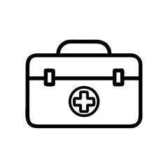 Icon of a doctorchest / first aid kit