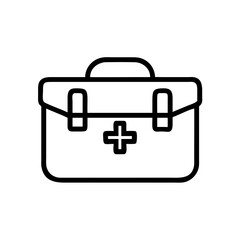 Icon of a doctorchest / first aid kit