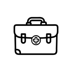 Icon of a doctorchest / first aid kit