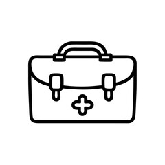 Icon of a doctorchest / first aid kit