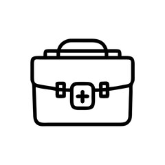 Icon of a doctorchest / first aid kit