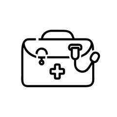 Icon of a doctorchest / first aid kit