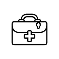 Icon of a doctorchest / first aid kit