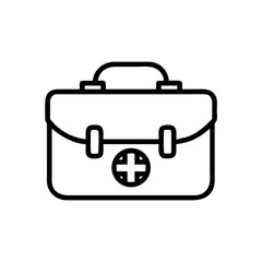 Icon of a doctorchest / first aid kit