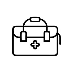 Icon of a doctorchest / first aid kit