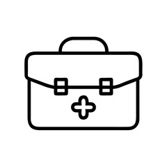 Icon of a doctorchest / first aid kit
