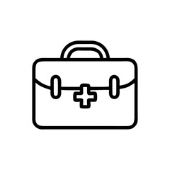 Icon of a doctorchest / first aid kit