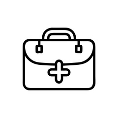 Icon of a doctorchest / first aid kit