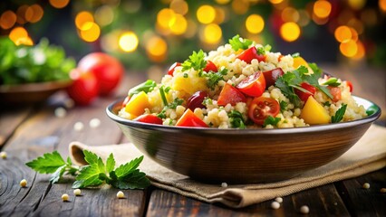 Delicious Fresh Couscous Salad Recipe - Vibrant Mediterranean Cuisine