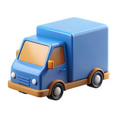 truck isolated on white