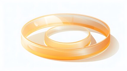Transparent Tape Vector Illustration Flat Logo Icon Usage for Graphic Design Projects