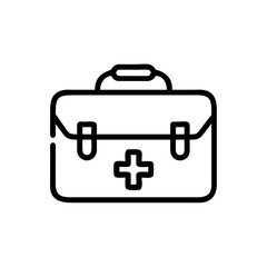 Icon of a doctorchest / first aid kit