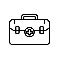 Icon of a doctorchest / first aid kit