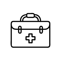 Icon of a doctorchest / first aid kit