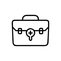 Icon of a doctorchest / first aid kit