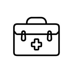 Icon of a doctorchest / first aid kit