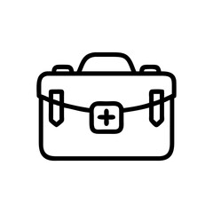 Icon of a doctorchest / first aid kit