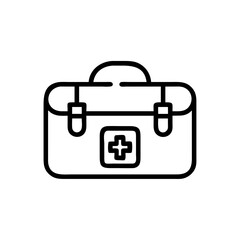 Icon of a doctorchest / first aid kit