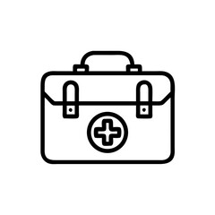 Icon of a doctorchest / first aid kit