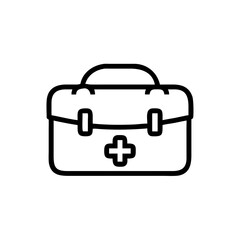 Icon of a doctorchest / first aid kit