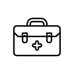 Icon of a doctorchest / first aid kit