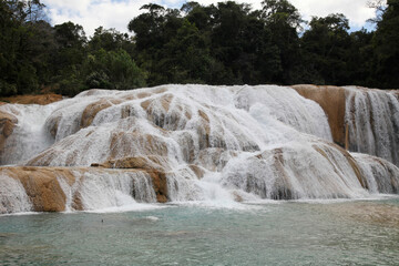 Agua Azul waterfalls, located Chiapas, Mexico