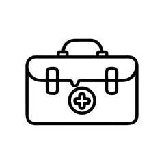 Icon of a doctorchest / first aid kit