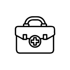 Icon of a doctorchest / first aid kit