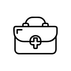 Icon of a doctorchest / first aid kit