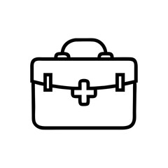 Icon of a doctorchest / first aid kit