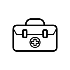 Icon of a doctorchest / first aid kit