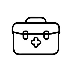 Icon of a doctorchest / first aid kit