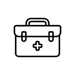 Icon of a doctorchest / first aid kit