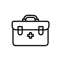Icon of a doctorchest / first aid kit