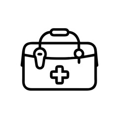 Icon of a doctorchest / first aid kit