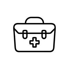 Icon of a doctorchest / first aid kit