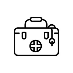 Icon of a doctorchest / first aid kit