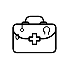 Icon of a doctorchest / first aid kit