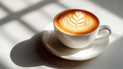 Aromatic Latte Art: A Cup of Sunshine