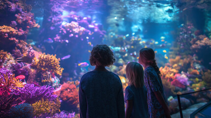 family day at the aquarium