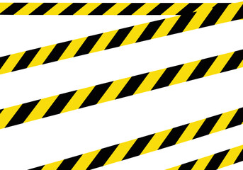 Yellow hazard stripes