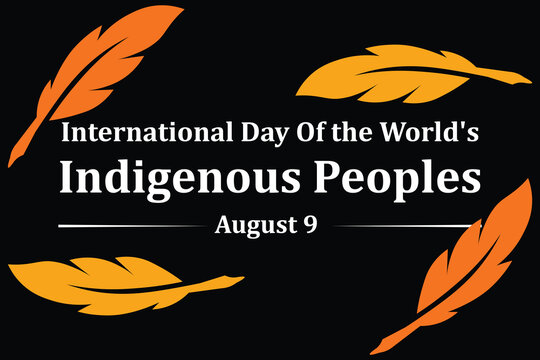 International Day of the World's Indigenous Peoples Vector Illustration for August 9 Awareness and Rights Protection Campaign