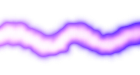 Abstract neon glowing color gradients shape cutout on transparent background, neon wave fluid overlay effect, light leaks, film grain texture, blurred color effect bright neon light beams effect