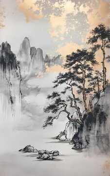 山水画 Images – Browse 1,567 Stock Photos, Vectors, and