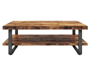 Modern farmhouse table with sturdy metal legs high resolution picture