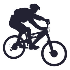 Fototapeta premium Bmx sport silhouette 2