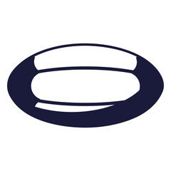 American football ball stroke