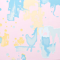 Abstract painting background in pastel positive color as wallpaper, pattern, art print, textured fonts, shapes etc. Natural texture of oil paint. High quality details.