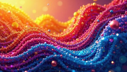 Abstract colorful string art background, perfect for design projects , threads background, illustration, yarn background