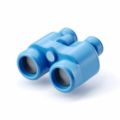 3d icon. Binoculars icon on white background